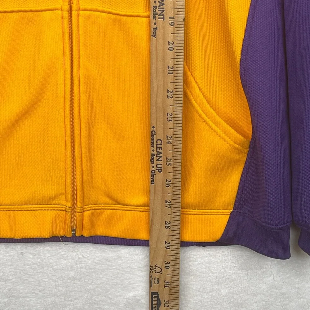 Los Angeles Lakers NBA Adidas Full Zip Up Hoodie/Jacket Mens Medium